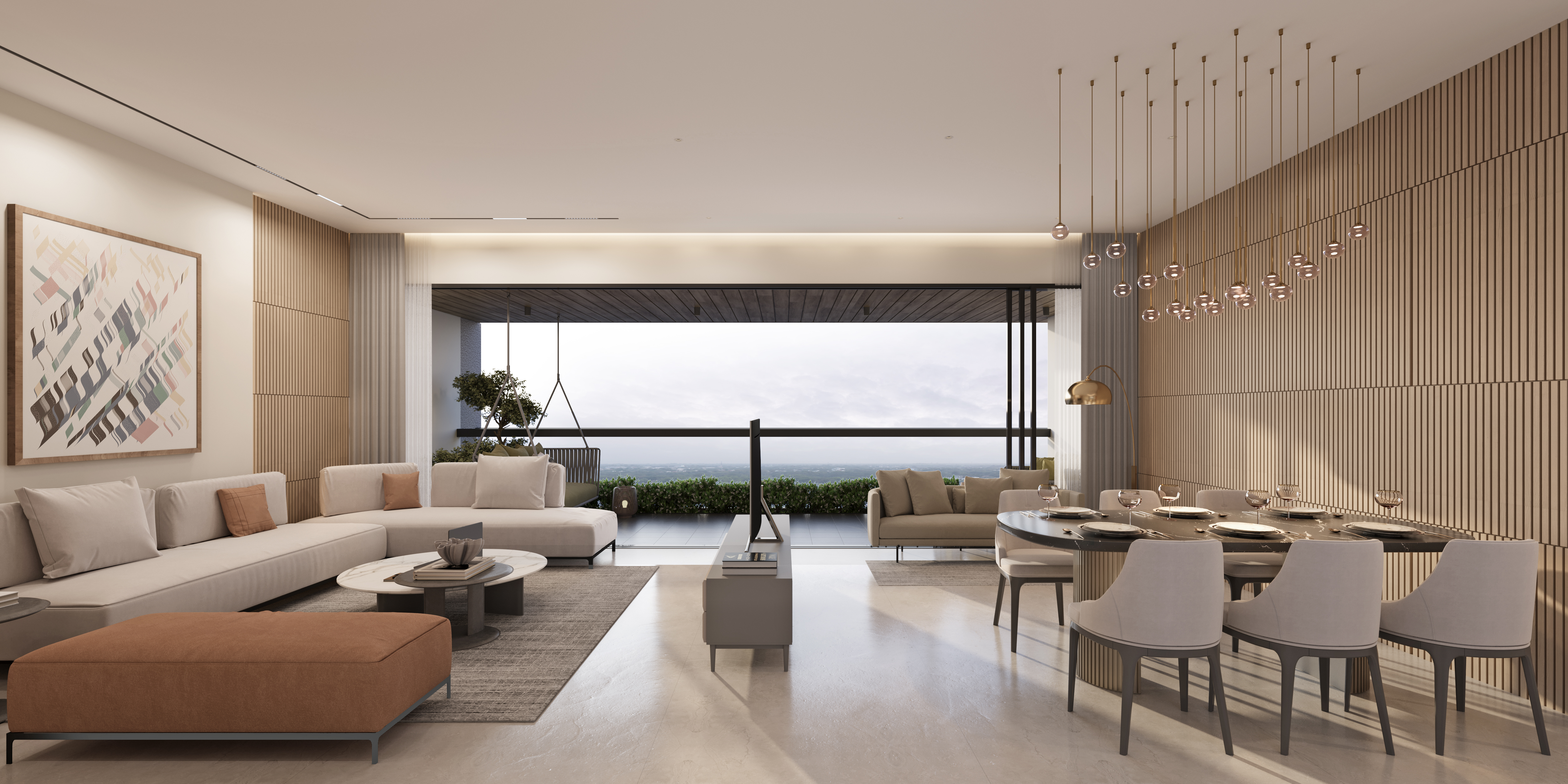 VIRASAT — spacious living area overview
